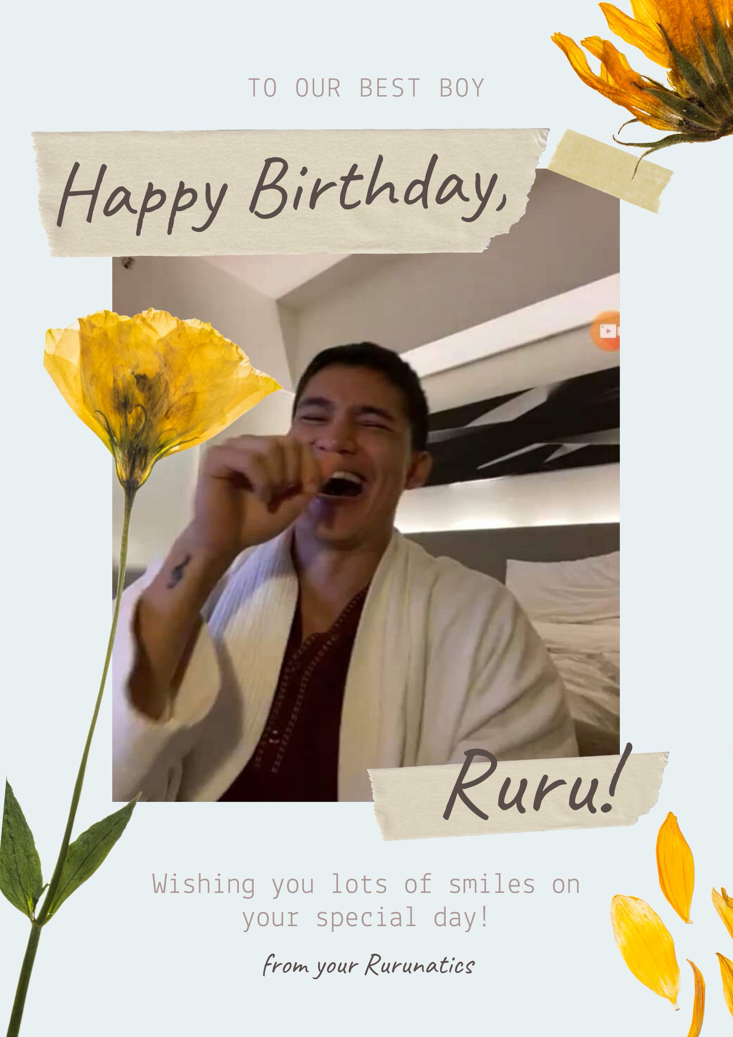  When a woman becomes her own best friend life is easier.  Diane Von Furstenberg

HAPPY BIRTHDAY RURU 