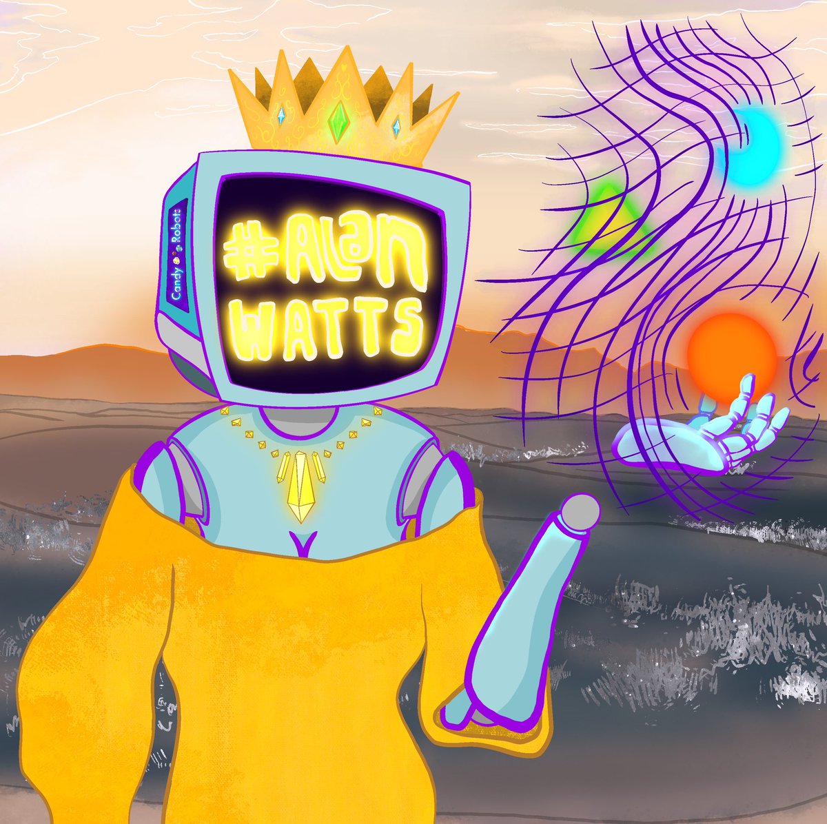 CandyRobots_NFT's tweet image. #AlanWatts #nft #nftcommunity