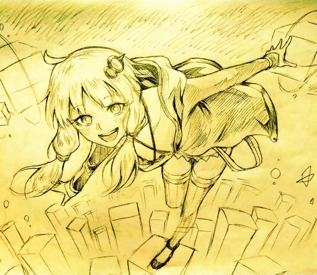 結月ゆかり 「落描き結月ゆかり 」|岩葉のイラスト