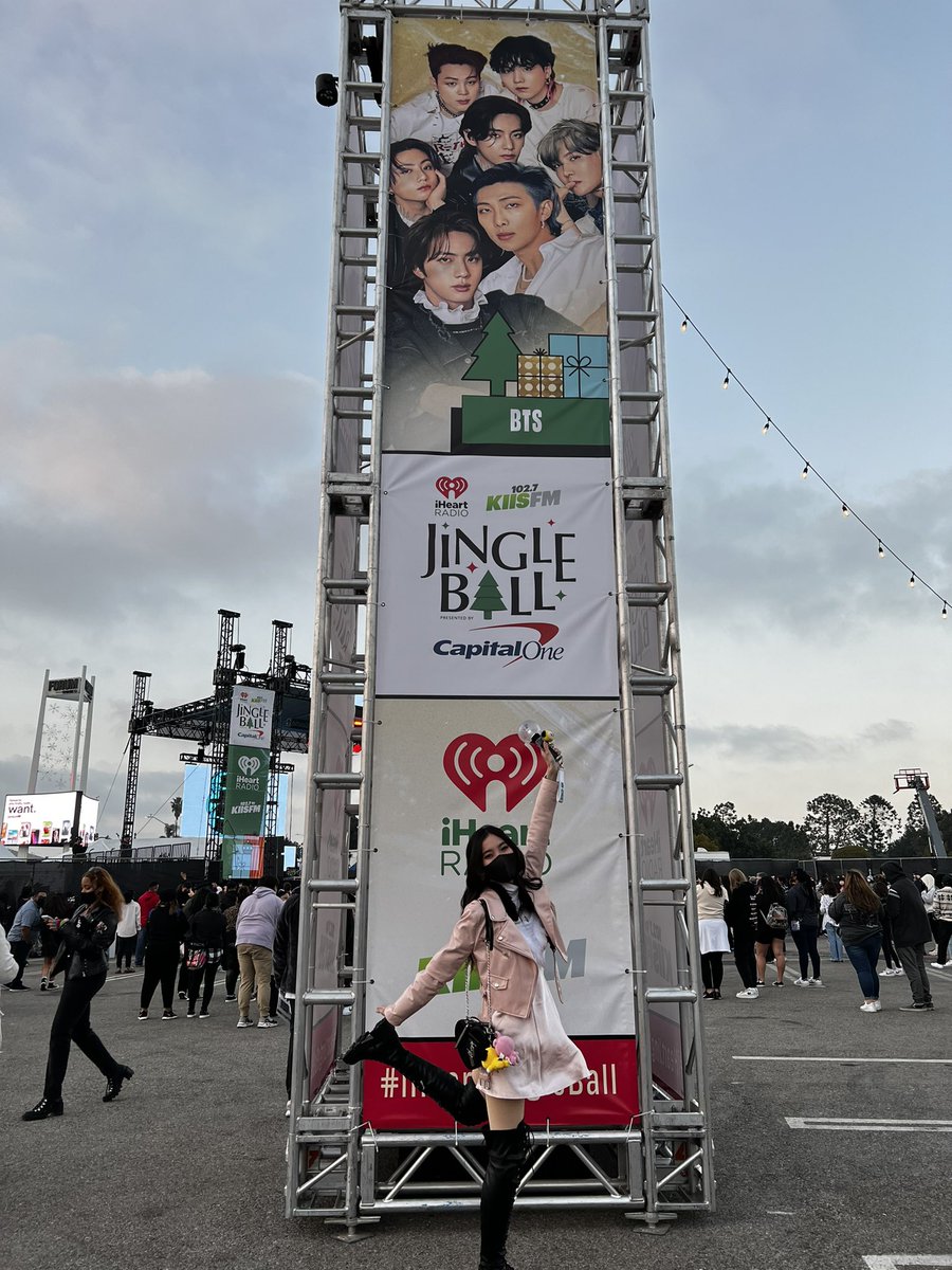 at jingleball for the one and only💜🔎✨ #BTSxJingleBall @BTS_twt