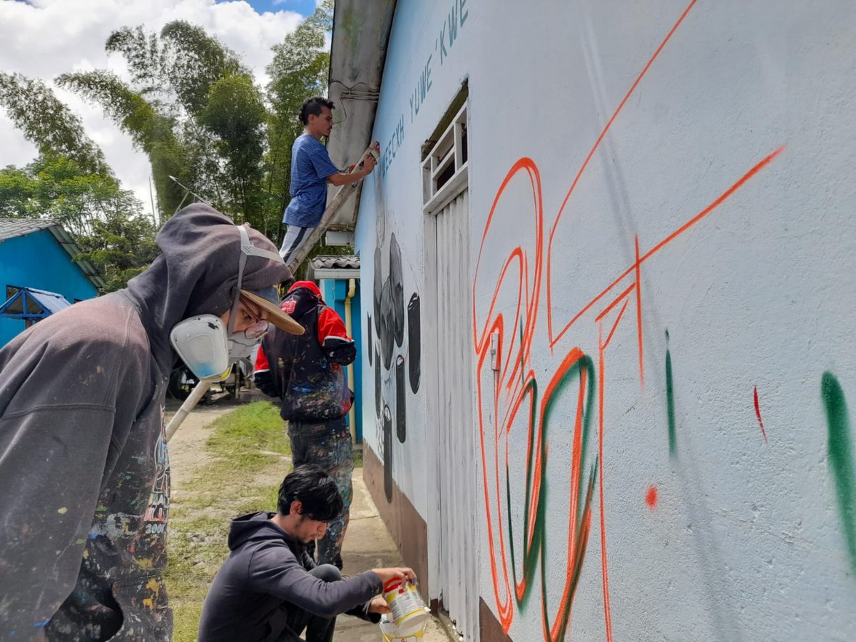 CaldonoPor's tweet photo. Así se llevó a cabo el #FestivalInterculturalPorLaPazyLaReconciliación 
#MujeresHiladorasDeLaPaz y #JóvenesGuardianesDeLaPaz, dieron a conocer sus propuestas comerciales, #TruequeCaldoneno.
#ElFondoAvanza #Somoslapaz @AETCRCarlosperdomo @FondoONUCol @MisionONUCol https://t.co/a6fnTMJW20