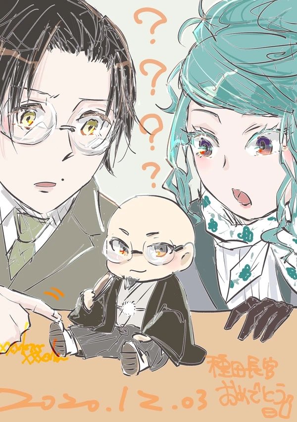 #内務省異能特務課長官誕生祭
2021.12.3
遅刻ですが素敵なタグ見つけたので再掲など
タネチョ、はやく起きてね!
🍺🐙復活祈願🐙🍶 