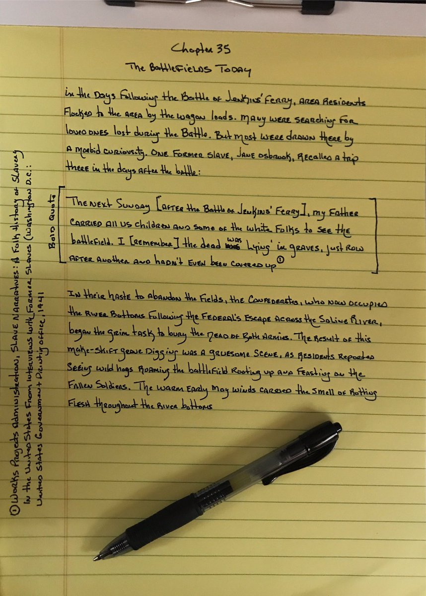 joe_p_walker's tweet photo. Commencing the very last chapter of “The 1864 Camden Expedition.” Telling the after story of what happened helps to understand what brought those two armies together that spring of 1864. Almost there. #WritingCommunity #writers #writer #writerslife #writercommunity #WritersCafe https://t.co/DBtDRXV9Cb