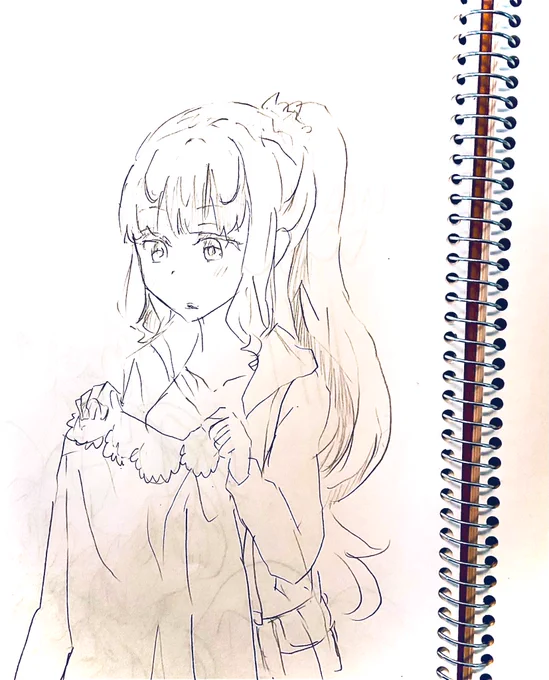 友人のオススメでNEWGAME読んでます。
ひふみ先輩を模写しました💕
登場人物が全員カワイイのです(*'∇`*) 