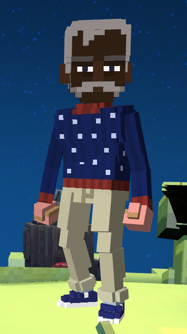 Hatt174's tweet photo. @TheSandboxGame My festive avatar ^_^ https://t.co/5MFttbIEyN