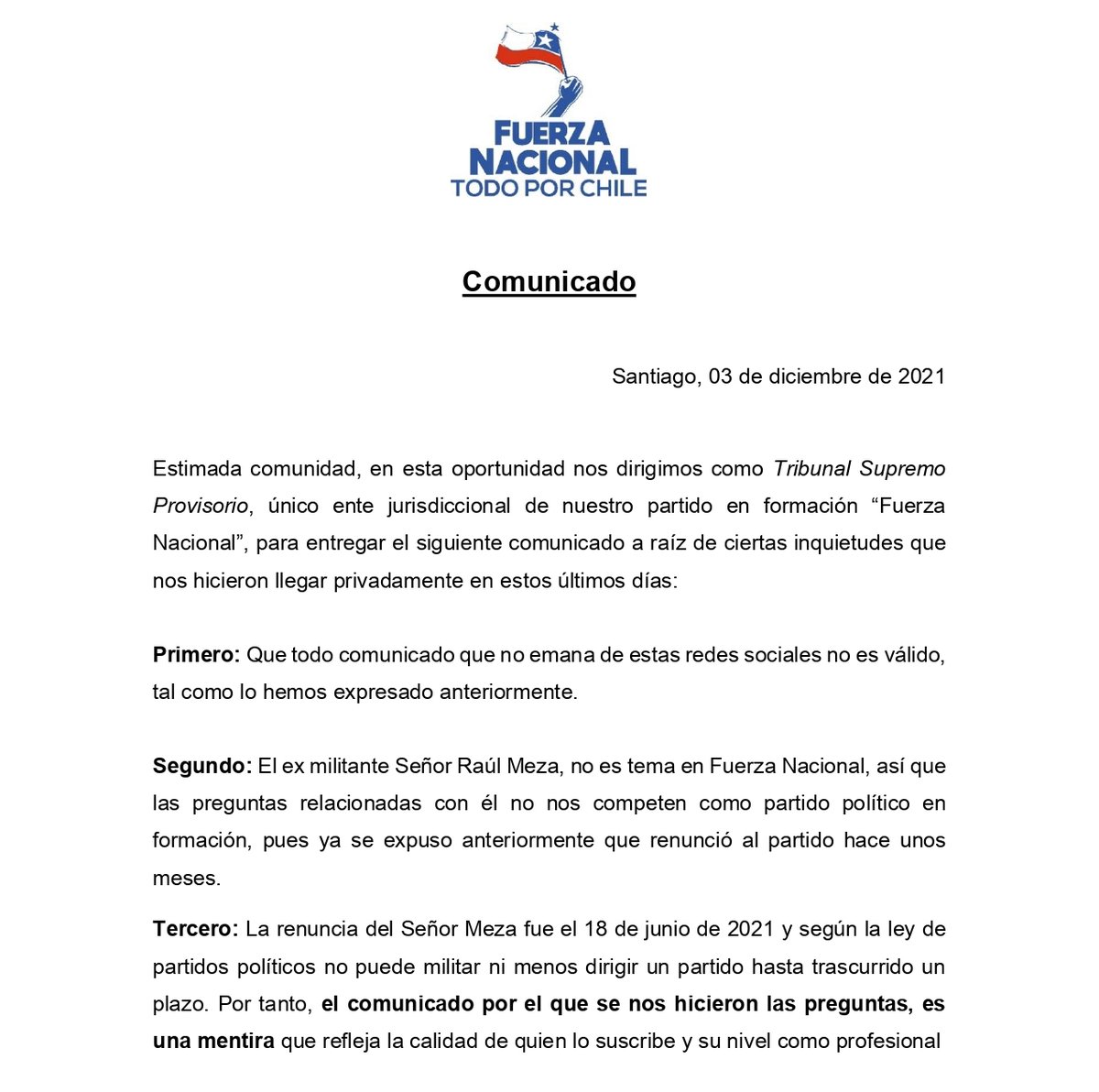 Fuerza Nacional Chile tweet media