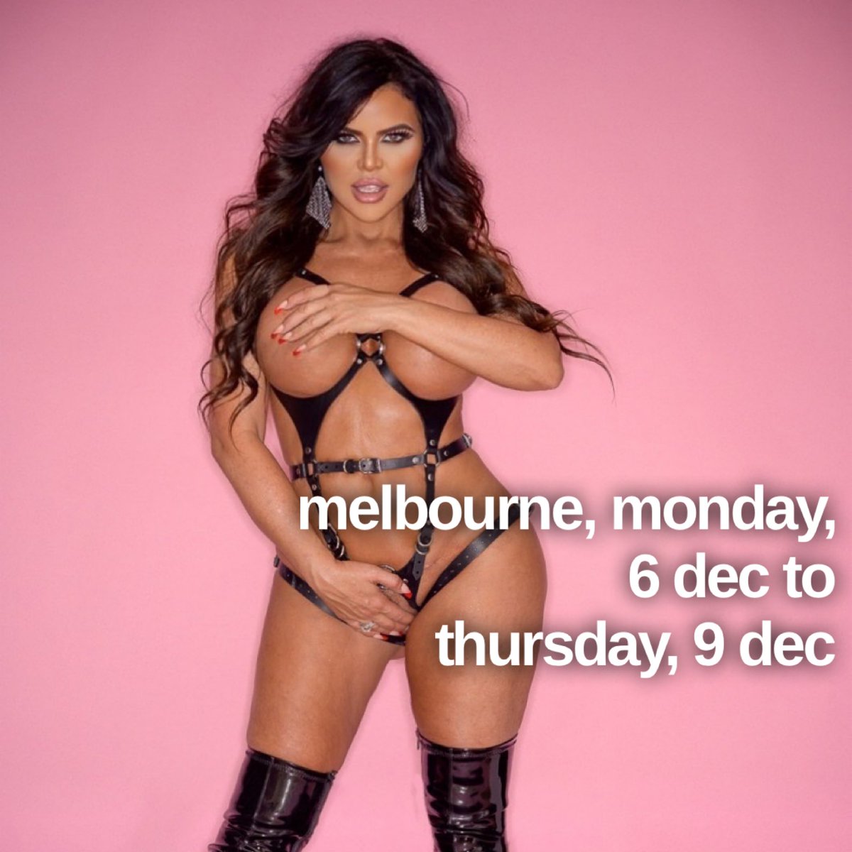 ChristineMQueen's tweet photo. #ChristineMcQueen #Melbourne #CMQ #LeatherHarness #FuckMeBoots #GlamourModel #Cougar #PrivateEscort https://t.co/hSbQqguN4f