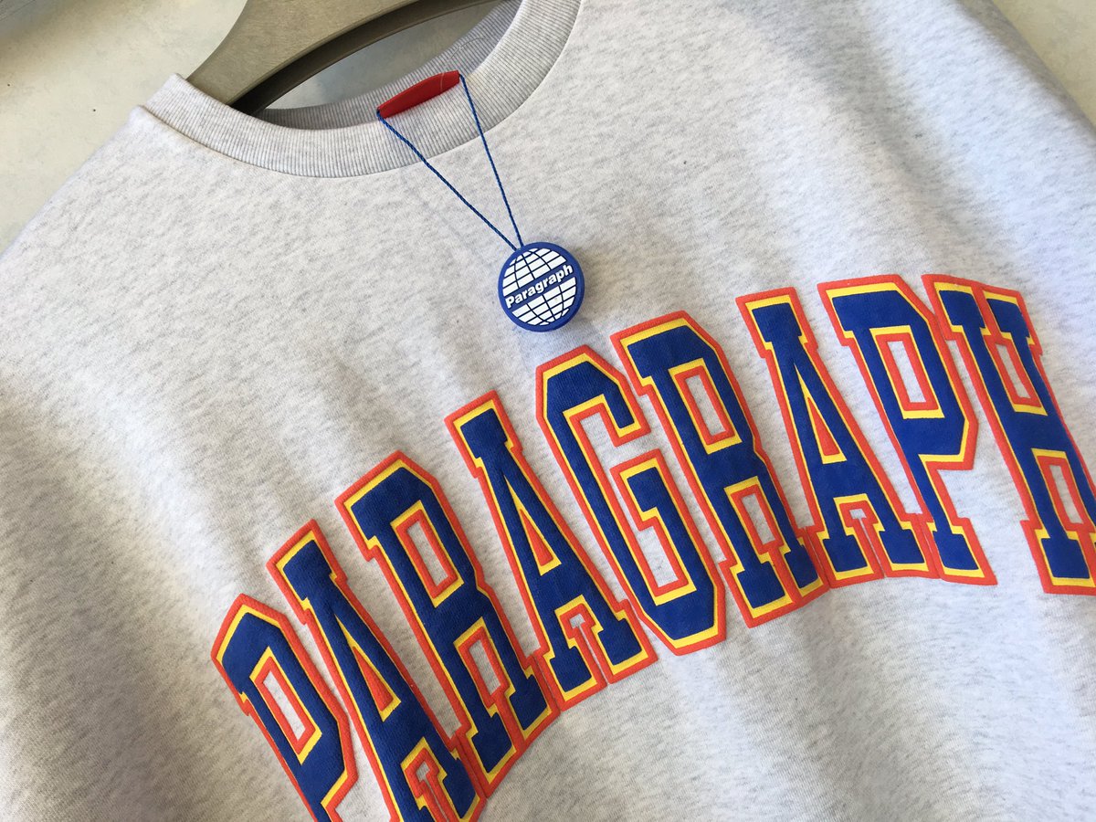 v_young_v's tweet photo. #パラグラフ #paragraph のトレーナー、パーカーが入荷しました‼️ キャッチーなロゴがインパクトあり‼️お時間のある方はぜひ、ご来店ください‼️
#young
#ヤング
#都城
#宮崎
#kpop
#sunyoung
#サンヤング
＃パラグラフ女子
＃セレクトショップ
#ストリートファッション
#ストリート https://t.co/WWsriw8GOx