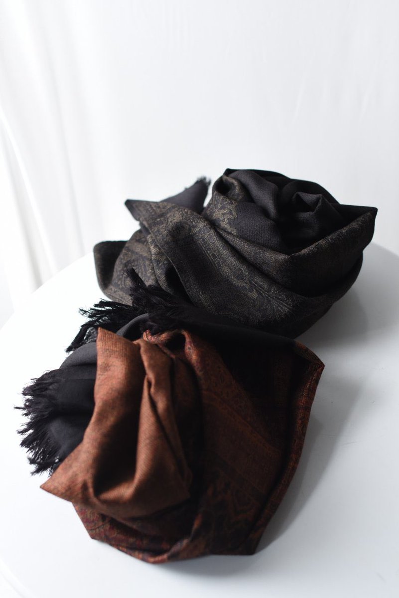 YANTOR 2021] Tibetan Paisley Jacquard Stole ヤントル秋冬定番の大判