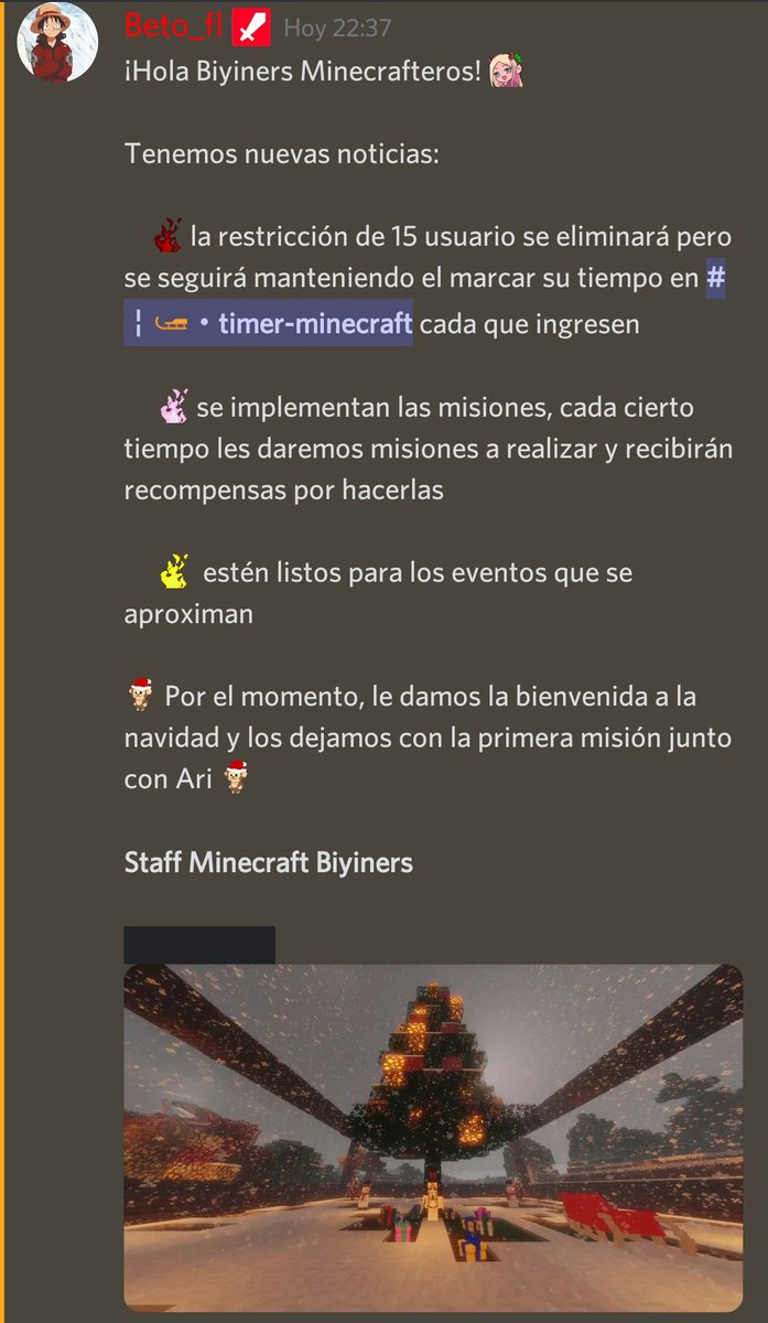 Minecraft de Biyiners tweet media