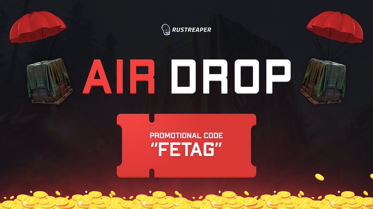 Good luck on your bets today! ❤️

Promo code: Fetag
Uses: 1500x
Prize: 150c

RUSTReaper.com 💰