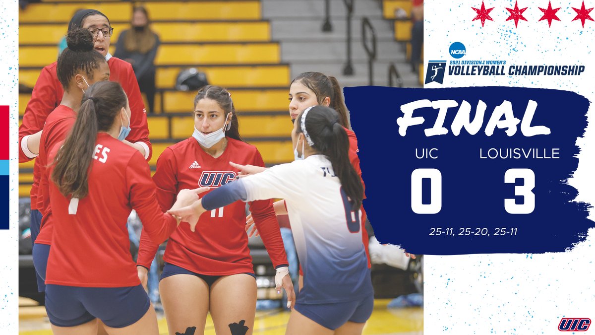 UIC_Volleyball's tweet photo. Our historic season comes to an end in the First Round of the NCAA Tournament.

Couldn't be prouder of the fight this team showed and for representing UIC on the national stage.

#FireUpFlames https://t.co/ixgw7V6h2Y