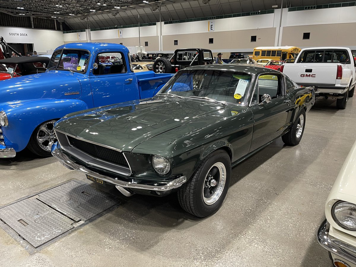 mecum's tweet photo. The last car has crossed the block at Day 2 of #MecumKC! 

This 1968 Ford Mustang Fastback sold for $137,500 and claimed the top spot. 

Want to see more results? Here’s the link: https://t.co/YxartMmEkM

#MecumKC #VisitKC #KCMO #Mecum #MecumAuctions #WhereTheCarsAre https://t.co/vCh94vvTXL