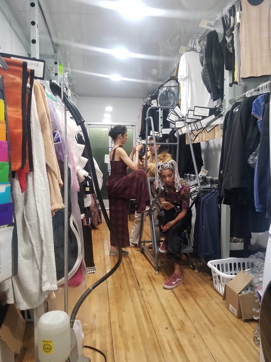 ⁦<a href="/erinruthwalker/">Erin Ruth Walker</a>⁩ ⁦<a href="/NikkoAusten/">Nikko Austen Smith🌿✊🏾</a>⁩ ⁦<a href="/TheOliviaBlue/">Olivia Blue</a>⁩ bts trying on all of our outfits ⁦<a href="/BDisgusting/">Bloody Disgusting</a>⁩  ⁦<a href="/CrankedUpFilms/">Cranked Up Films</a>⁩ #ThisGamesCalledMurder
