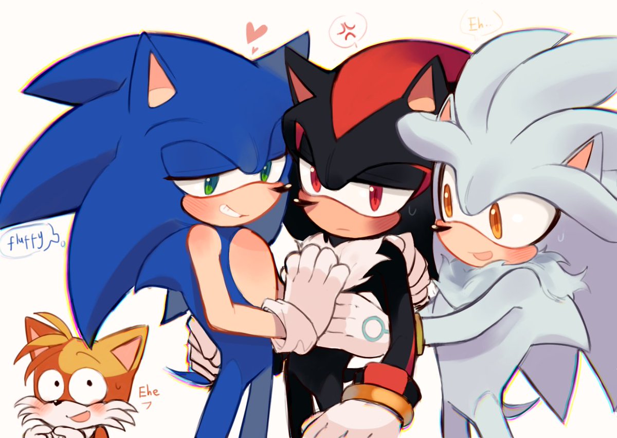 jasminlabaste's tweet photo. 💙🦔: 😏 Fluffy...~ 💕
🖤🦔: 😳💢
🤍🦔: 😥 Eh...
🟡🦊: 😳👉👈 Ehe...
@sonic_hedgehog #SonicTheHedgehog #ShadowTheHedgehog #SilverTheHedgehog #TailsTheFox #TripleSSS https://t.co/SCj6MrWCnq