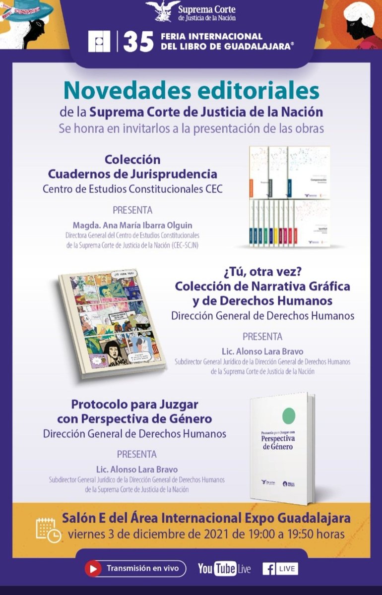 Marisolcepe's tweet photo. La Magistrada @anamariaibarrao en la #FIL tiene toda la razón cuando señala que, por ejemplo, el derecho familiar se ha reconstruido a partir de los criterios de la Corte. Ya no se puede entender solo a partir de lo que dicen los códigos.

Pase por su cuaderno de jurisprudencia. https://t.co/IpenViaBms