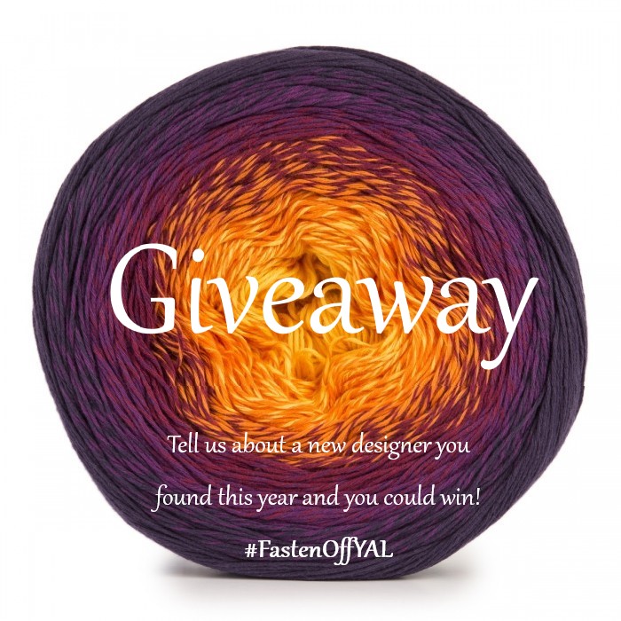 FastenOffYAL's tweet image. It's time for a random prize giveaway! Over the next 6 hours tell us the name of a new-to-you designer that you discovered while searching the database, and one of you will win a prize via the prize picker (random number generator)! Don't forget the hashtag #FastenOffYAL 🧶