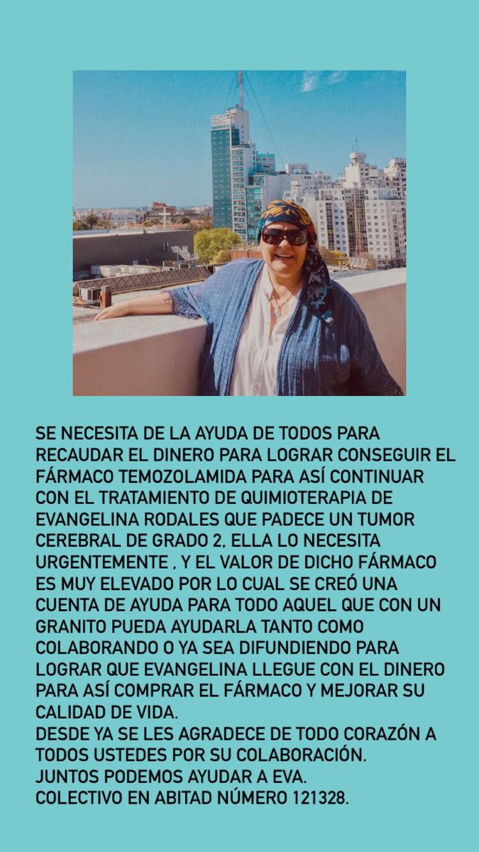Eva es la mamá de una amiga, una hermosa persona que necesita de nuestra ayuda ♥️ por favor difundir