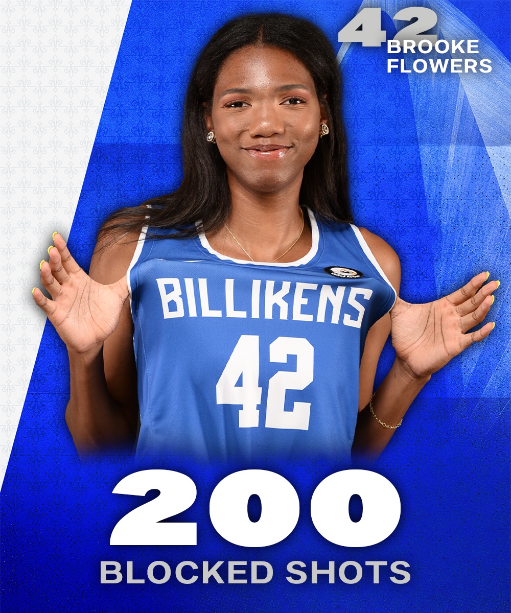 𝟐𝟎𝟎 career blocks for Brooke Flowers! She becomes just the second Billiken to accomplish the feat.