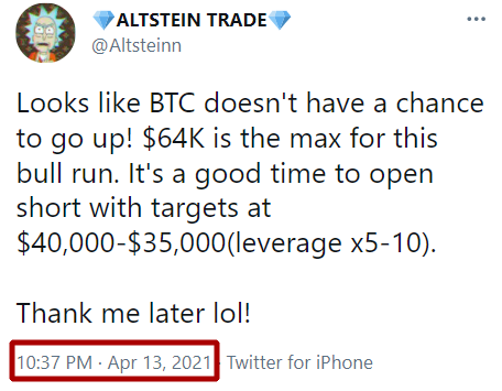 DeTeknik's tweet photo. Jeez, this  had predicted that bitcoin value went down from $64K to $33K on the 13th of April 2021 and it came true!

SUBSCRIBE  👉 @ALTSTEINN 👈  ✅✅

$uno $pit $rvn $tron $torg $pma $clam $htr $lcx $atom $mxc $depo $matic $arpa $vab $axs $algo $hpb $egt $holo $tezos $cook https://t.co/L2vjVOBiEw