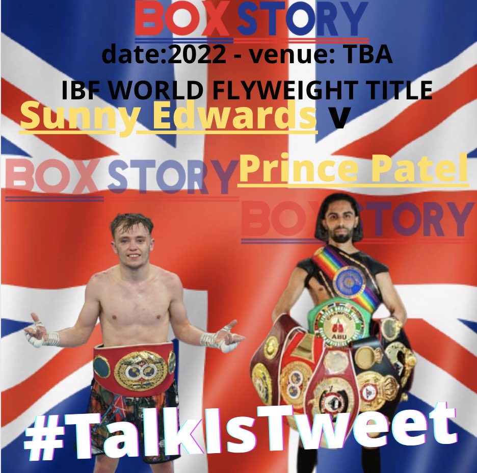 raks_story's tweet photo. #BoxStory 🥊
@SunnyEdwards v @PrincePatel1993
The British super fight you never knew you needed. You heard it hear first on #TalkIsTweet 🎙
Could this be a thing in 2022?? 👀 https://t.co/SiniDOrKEV