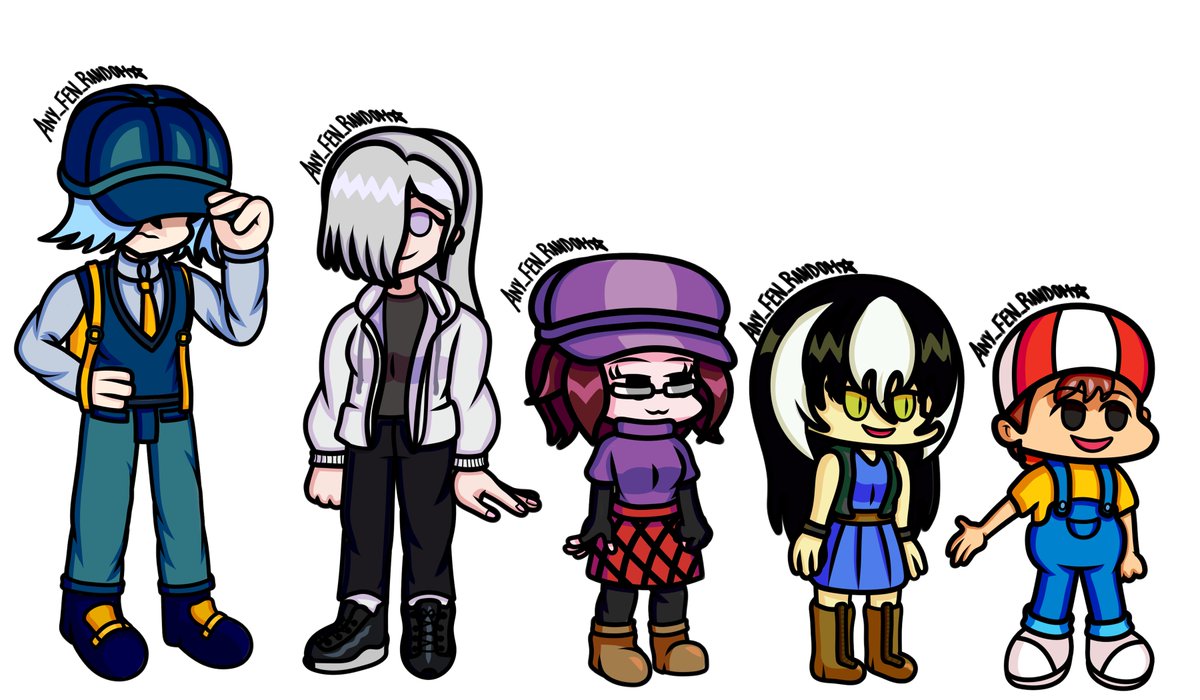 Any_Fen_Random's tweet photo. Hola a todos!, se que estuve un poco inactiva pero tengo nuevo material!acabo de terminar completamente 5 personajes de fondo!/ Espero les guste!Hello everyone! I know I was a bit inactive but I have new material !;I just completely finished 5 background characters! #FNF #Fnfbff https://t.co/riadrw2ZZE