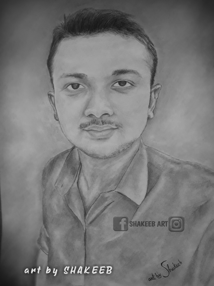 Shakeebartist's tweet photo. என்னை எனது கைவண்ணத்தில் வரைந்தது 
#artbyshakeeb #shakeebart 
@Shakeebartist https://t.co/Yghi0kTfs9
