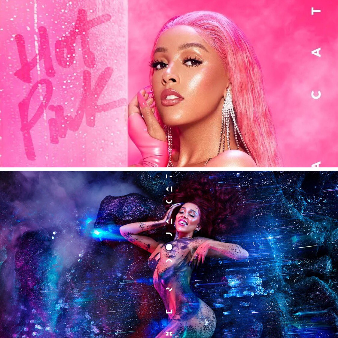 Doja Cat becomes the first female rapper in history to have multiple albums...