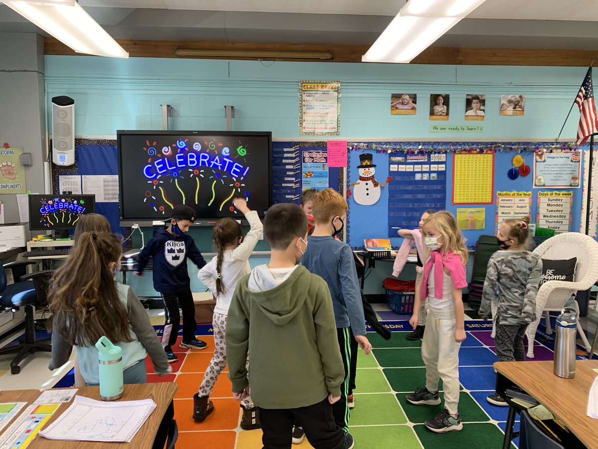 MrsWeber1st's tweet photo. Doing a celebration dance after sharing our personal narratives. @DickersonSchool #wearechesternj https://t.co/Y8H5vwZVkG
