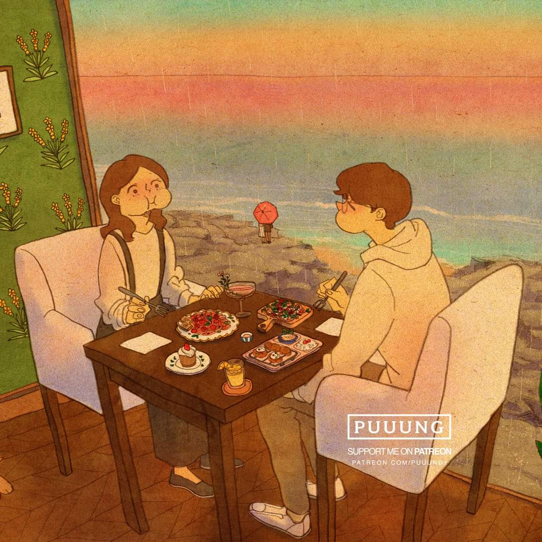 also wanted to share that ive been trying to get this loose cartoonish but still kinda anime-ish type of style from my main comic artist inspos and im rly loving where im at rn ๐ญ๐๐๐
these are my main comic inspos: omyo, NOBEL, Nicole Mannino and Puuung!!๐๐๐
