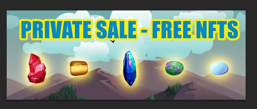Presale is still open grab this opportunity to get those free NFTs, at fairlaunch when we launch the NFT shop it is no longer Free. I guarantee you these items are imporant ingame soon 😉

No KYC required for this private sale anyone can buy theres no limit.