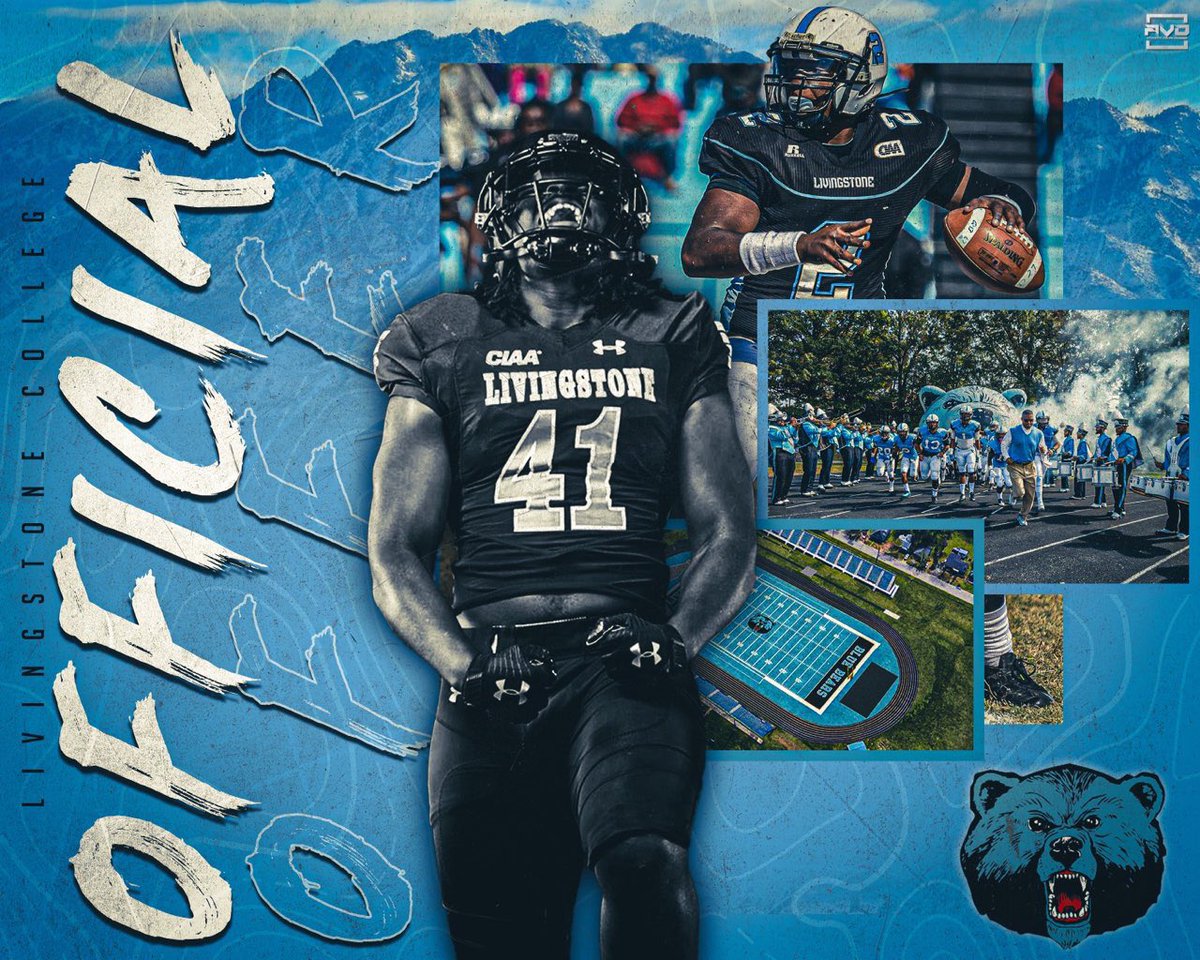 GoxrazyQueso's tweet photo. After a great talk with coach Hopp from livingstone I will like to say I have  received my first offer from livingstone college #GoBears https://t.co/CuNXxFGgVO