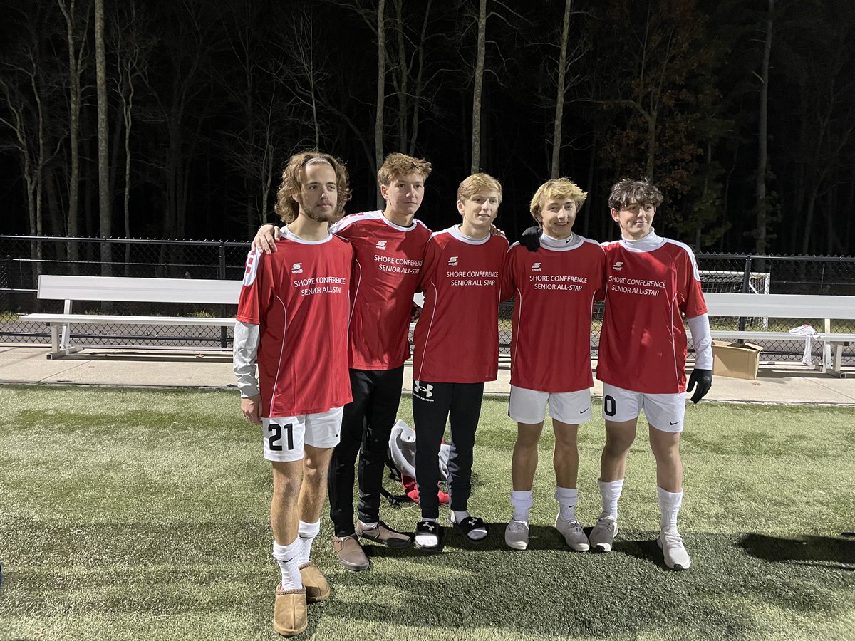 TRICSoccer's tweet photo. Congrats to our Boys 03/04 Elite players Mattia Assante, Ryan Maguire, Jake Nagle, Jimmy Ruppe &amp; Noah Raimonde and the Ocean County Senior All-Stars for beating the Monmouth Senior All-Stars team 4-2 tonight! https://t.co/TMXnmcqie0