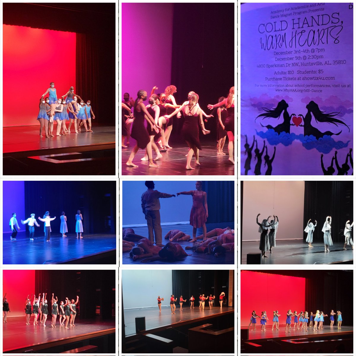 kitrisetorain's tweet photo. Enjoyed the Winter Dance Performance: Cold Hands, Warm Hearts! It was awesome seeing our students, of all ages, on stage enjoying dancing. Two more chances to see the performance. Tomorrow at 7:00p.m. and Sunday at 2:30p.m. #OurBestAlways #whyaaa @AAAMiddle @EvelynCoffey622 https://t.co/xxt1SdRZ43