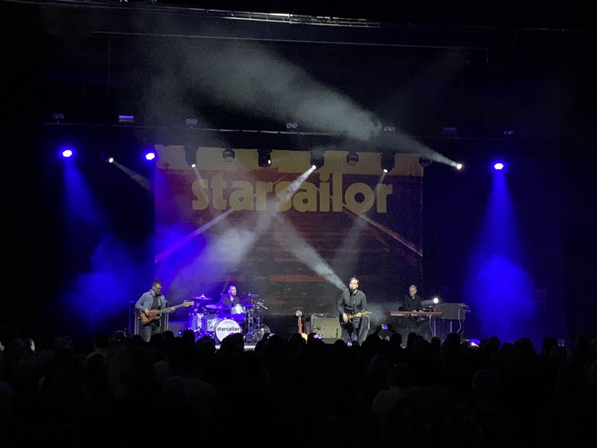 What the most amazing evening listening to the 20 year anniversary tour from <a href="/Starsailorband/">Starsailor Official</a> in #Portsmouth at the guildhall. We sang our hearts out to the most beautiful songs across all your albums. I salute you guys and wish you well on the rest of the tour #goodsouls
