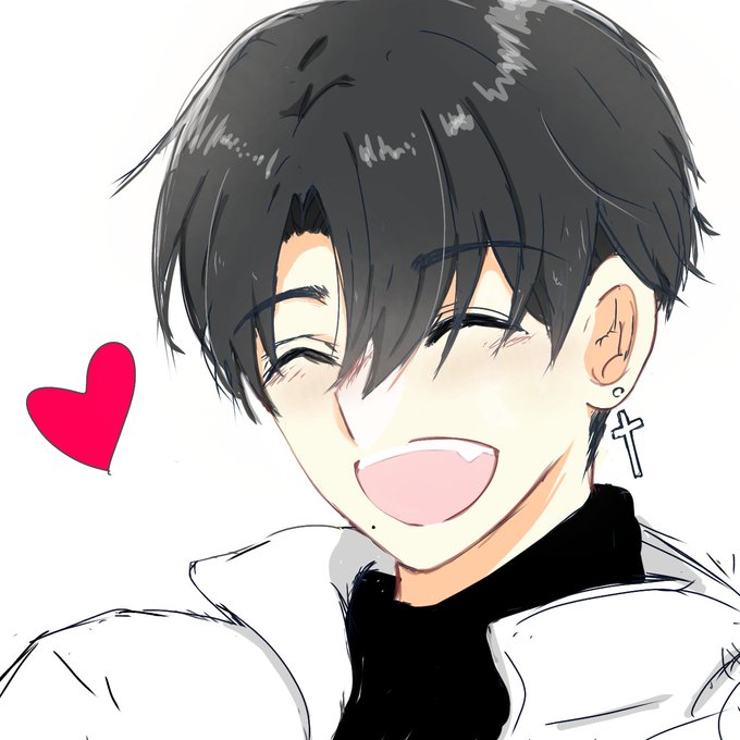 男の笑顔のtwitterイラスト検索結果
