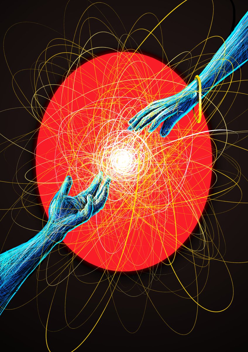 MeloArte's tweet photo. Encontrare 🧨🤯

The powerful touch of two beloved hearts. Encontrare is the fourth work of the Amare Tenebris Collection.

10/11 ed - 1 $xtz
https://t.co/ZtnXBPdEZX

#tezos #NFT #nftart #nftlove https://t.co/6utR9Dye8h