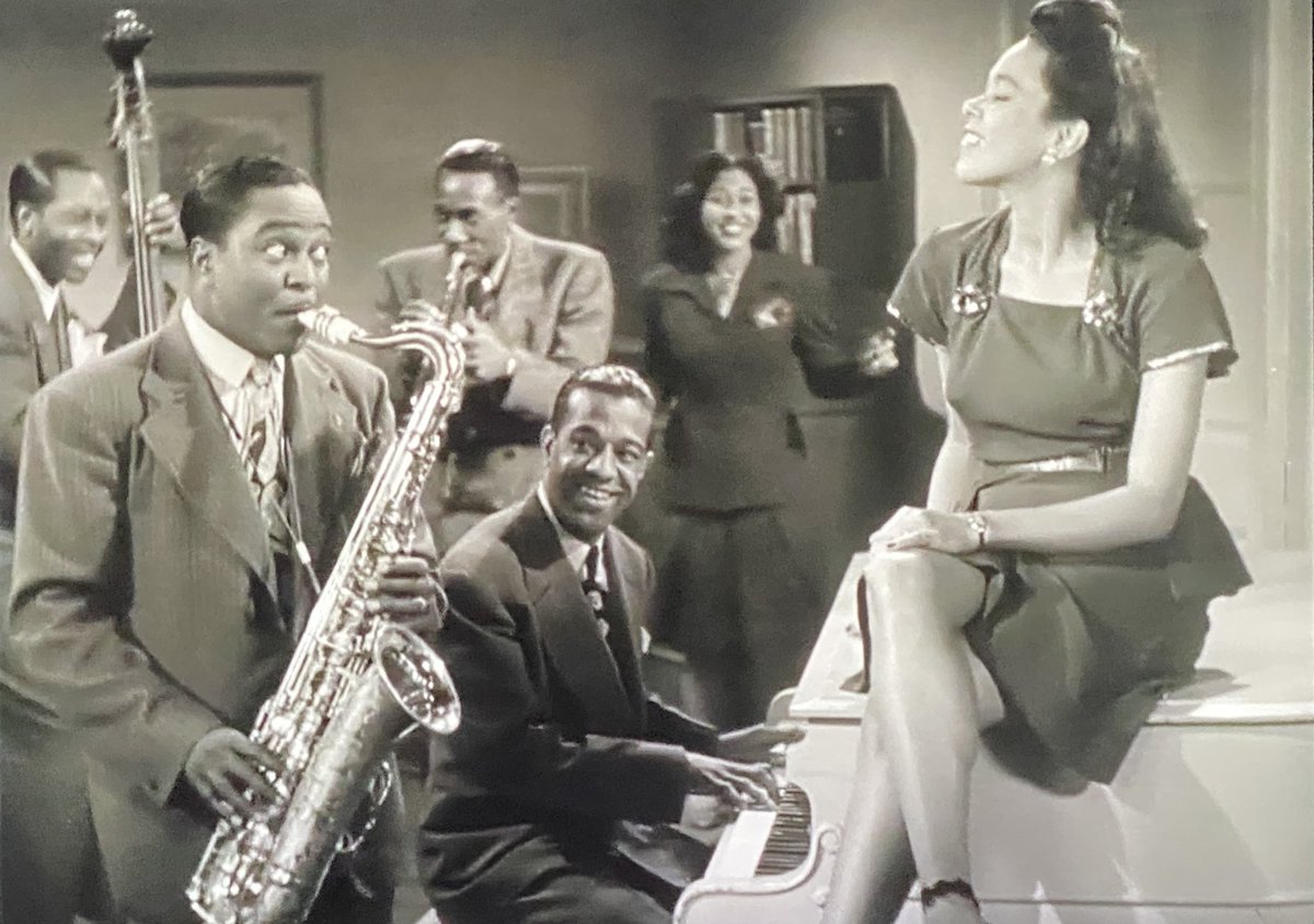 holyspacemonkey's tweet photo. Beautiful restoration of this Louis Jordan clip! He’s one of my faves!
🎷🎶 #TCMParty #ArchivalScreeningNight https://t.co/beOO53Bnid