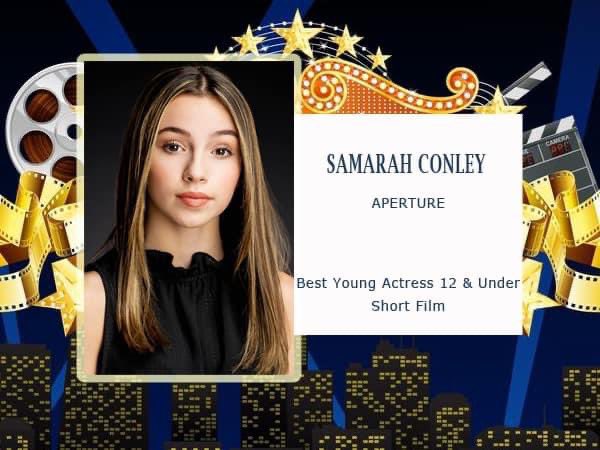 SamarahConley's tweet image. Thank you so much @yeaawards for this incredible nomination!

Nominee for Best Young Actress 12 and Under Short Film:

Samarah Conley

Congratulations  to our nominees!! #yea #youngentertainerawards  #youngentertainers #supportyoungentertainers