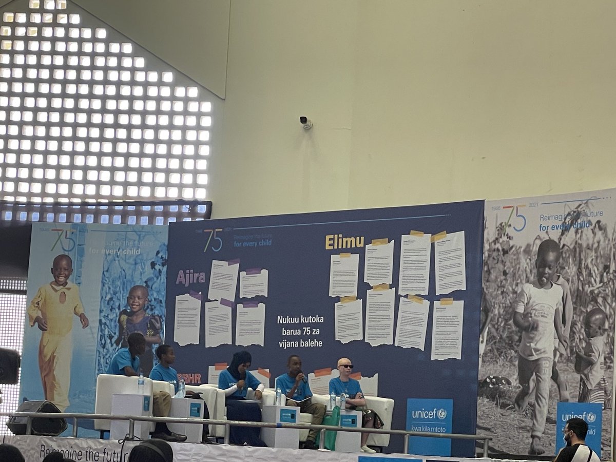 DBaheta's tweet photo. ⁦@UNICEFTanzania⁩ happening now young people advocating strongly to improve education and giving constructive feedback to improve quality education and improve access to reproductive health, change from physical punishment to positive discipline. #unicef75 #reimagin # https://t.co/jWRLMfCLld