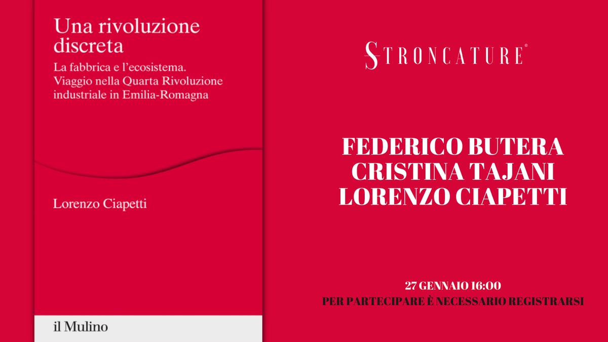 Stroncature1's tweet photo. "Una rivoluzione discreta" di Lorenzo Ciapetti

Il prossimo 27 gennaio alle ore 16:00, Stroncature ospita la presentazione del volume “Una rivoluzione discreta” di Lorenzo Ciapetti (il Mulino, 2021). 

https://t.co/fzJjT6ceWU https://t.co/zwYBNgFcFq