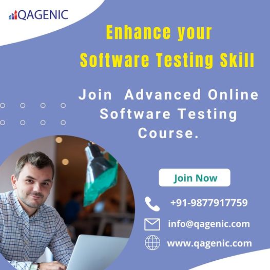 qagenic's tweet photo. We have simplified the #softwaretestingtraining approach with real time project based learning. Our advanced #onlinetestingtraining sessions are conducted by industry experts. 
Explore at: https://t.co/tlEIHwgwuK #SoftwareTestingTraining #QATraining  #TestingTraining @qagenic https://t.co/VThSbKDLVU