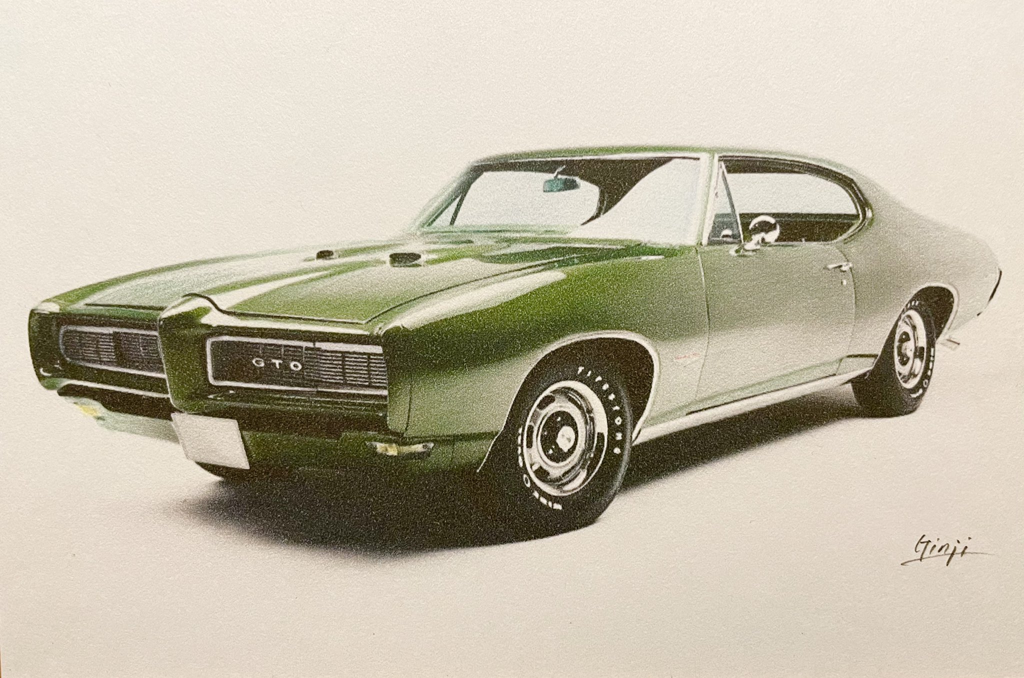 松原銀次 𝔊𝔦𝔫𝔧𝔦𝔐𝔞𝔱𝔰𝔲𝔟𝔞𝔯𝔞 1968 ポンティアック Gto アメ車 水彩色鉛筆画 Pontiac Gto Watercolor Colorpencil Drawing T Co Vhfdo2lvts Twitter
