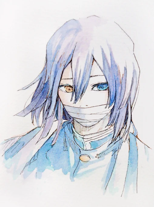 最近贈り物に添えたイラスト
アナログ/透明水彩 