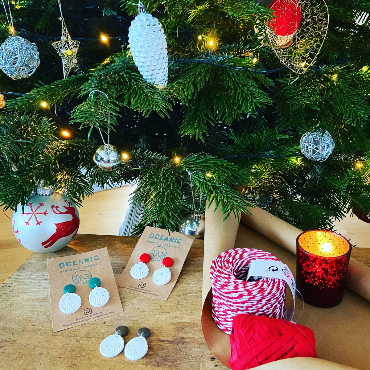 oceaniccornwall's tweet photo. Need some #Christmas gift inspiration? 🎄 Our handmade seashell earrings come in 13 colours!Lightweight polymer clay on hypoallergenic surgical steel posts
Gift wrapped &amp; free UK postage https://t.co/HksnR0n6ky Multi buy discounts
#giftinspo #giftideas #ukgiftam #shopindie https://t.co/aGsagyLkH4