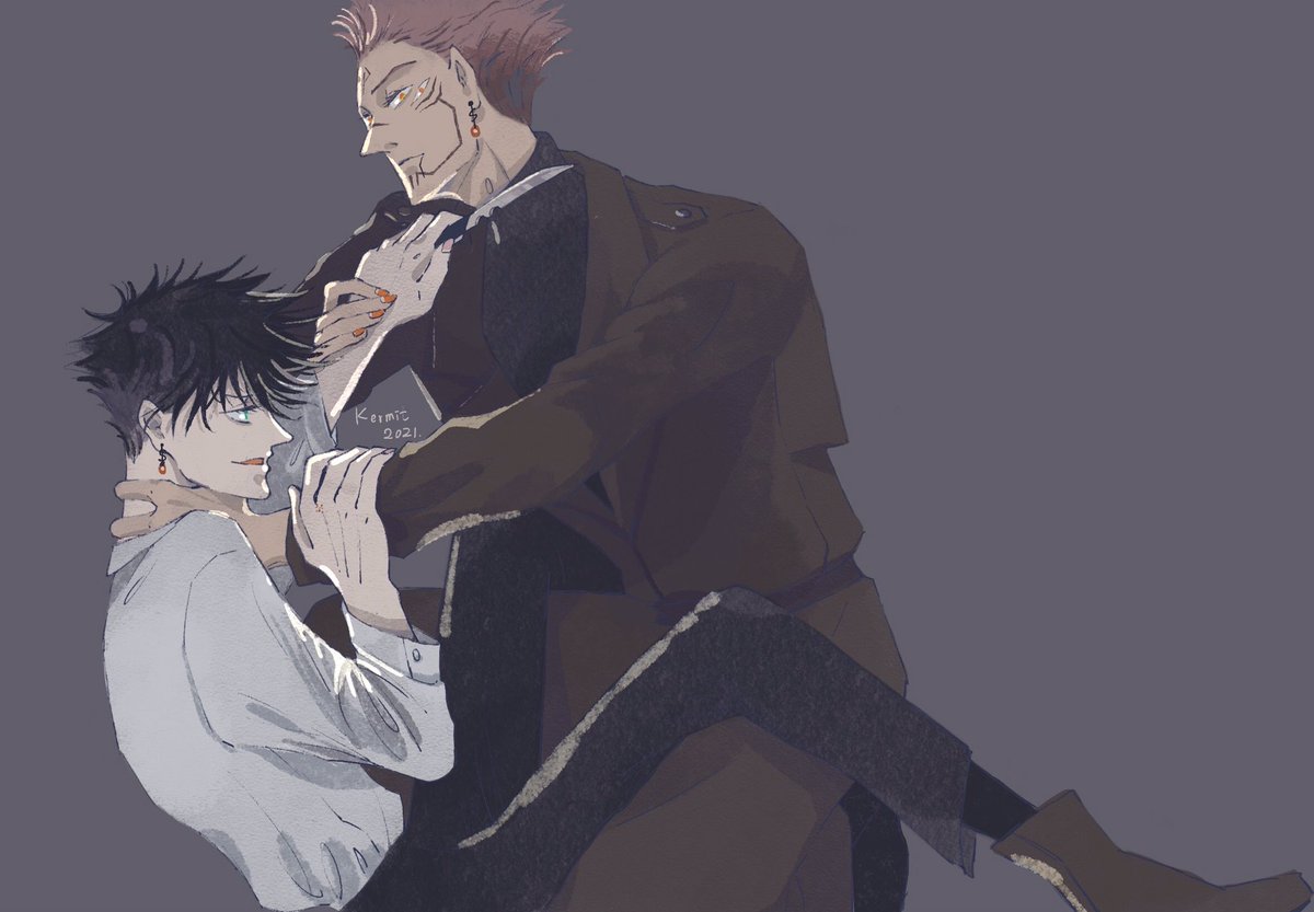 blueberry_133_'s tweet photo. #宿伏 

相愛、相殺。 https://t.co/YaQ8hFGRBQ