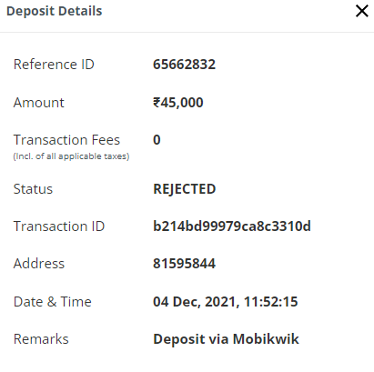 creativesitein's tweet photo. @WazirXIndia this is my payment detail
Transaction ID : b214bd99979ca8c3310d
Reference ID : 65662832 https://t.co/WMFMsd5Xkw