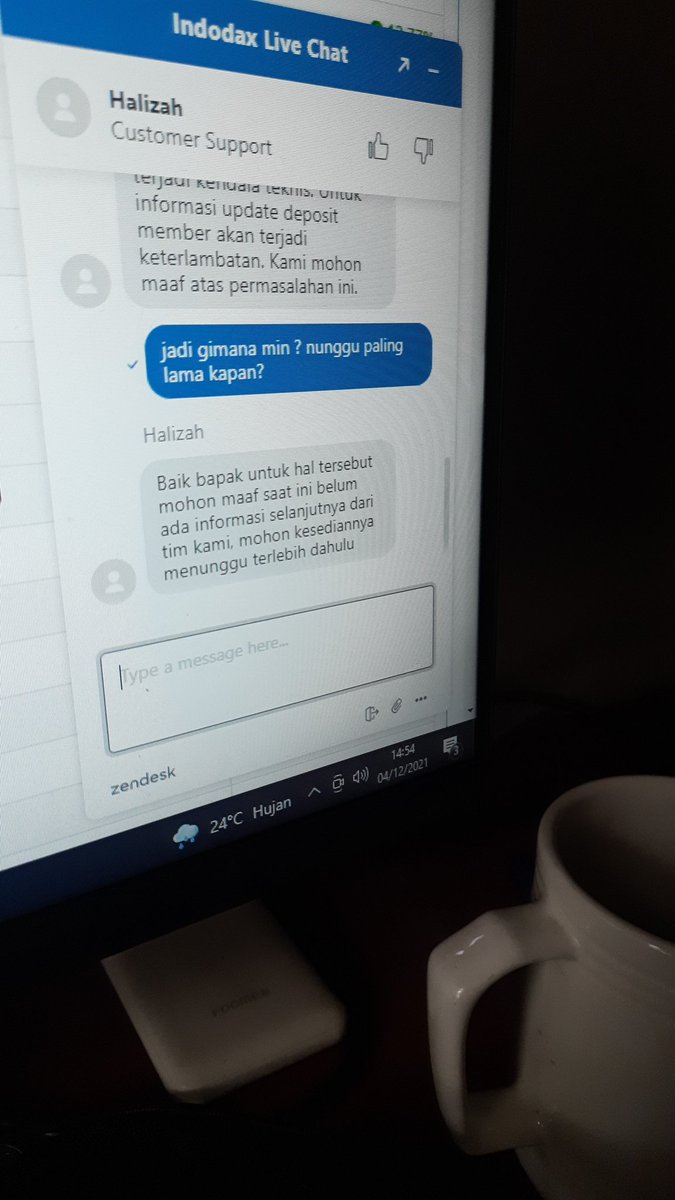 DanielH23489705's tweet photo. #indodax belum ada kepastian 😭 https://t.co/FhX2UKkVvw