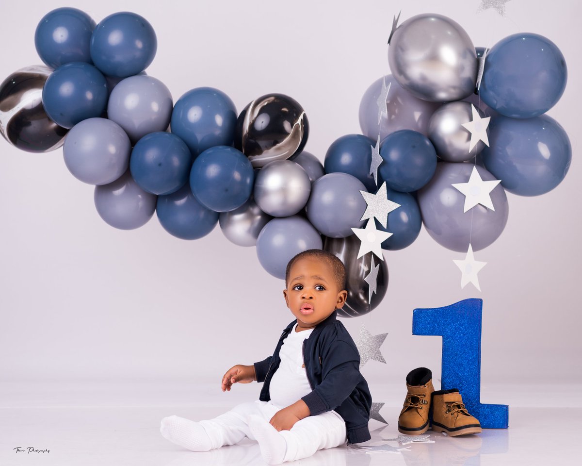 Happy first birthday to the joy of our lives... our first born... our real employer. 

Happy Birthday KeiniAbasi Tom. 

We love you son! ❤

Styled by <a href="/RealistXX/">Enobong</a> lol
📸 by T Moore Photography