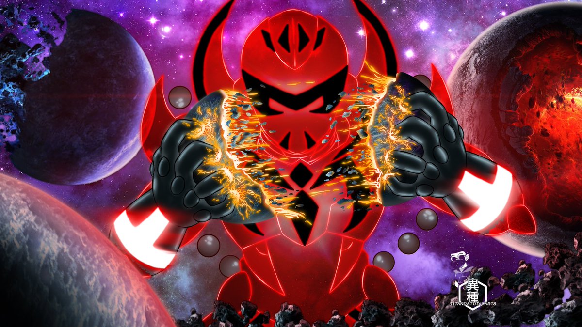 ZenChatty's tweet photo. Celestial OC:
“Reinzon the Ruination”

The katchin planet sized orbs formed onto his hands to physically destroy planets!
#celestial #celestialoc #dragonballoc #dbzlove #dboclove #dragonballsuper #planets #destroyedplanets #destruction https://t.co/pr7FyVyNlg
